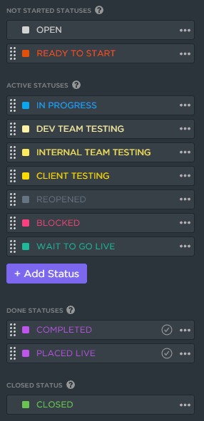 Task Statuses - A Quick Walkthrough